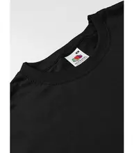 Чоловіча класична футболка FRUIT OF THE LOOM VALUWEIGHT T - 36 Чорний M