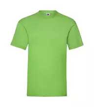 Чоловіча класична футболка FRUIT OF THE LOOM VALUWEIGHT T - LM Лайм 5XL