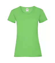 Жіноча класична футболка VALUWEIGHT LADY-FIT FRUIT OF THE LOOM - LM Лайм XS