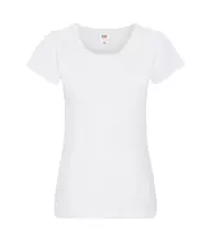 Жіноча легка футболка ORIGINAL T LADY-FIT FRUIT OF THE LOOM - 30 Білий XS