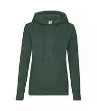 Жіноча толстовка з капюшоном Classic LADY-FIT FRUIT OF THE LOOM - 38 Темно-Зелений 2XL