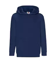 Дитяча тепла толстовка з капюшоном FRUIT OF THE LOOM - 32 Темно-Синій 152 (12-13)