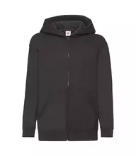 Дитяча толстовка з капюшоном на замку Classic FRUIT OF THE LOOM - 36 Чорний 116 (5-6)