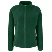 Жіноча флісова кофта на замку Full zip LADY-FIT FRUIT OF THE LOOM - 38 Темно-Зелений S
