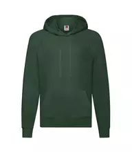 Чоловіча легка толстовка з капюшоном  Lightweight FRUIT OF THE LOOM - 38 Темно-Зелений 2XL