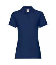 Жіноче поло Premium LADY-FIT FRUIT OF THE LOOM - 32 Темно-Синій 2XL