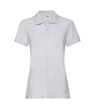 Жіноче поло Premium LADY-FIT FRUIT OF THE LOOM - 93 Попелястий XL