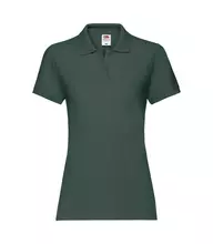 Жіноче поло Premium LADY-FIT FRUIT OF THE LOOM - TM Темно-Зелений L