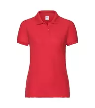 Жіноче поло 65/35 LADY-FIT FRUIT OF THE LOOM - 40 Червоний XS