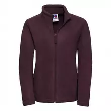 Жіноча флісова кофта на замку Full Zip RUSSELL - Burgundy (Бордовий) M