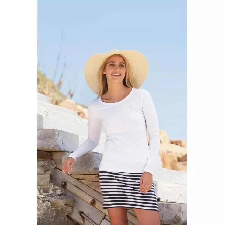 Жіноча футболка з довгим рукавом  LADY-FIT FRUIT OF THE LOOM