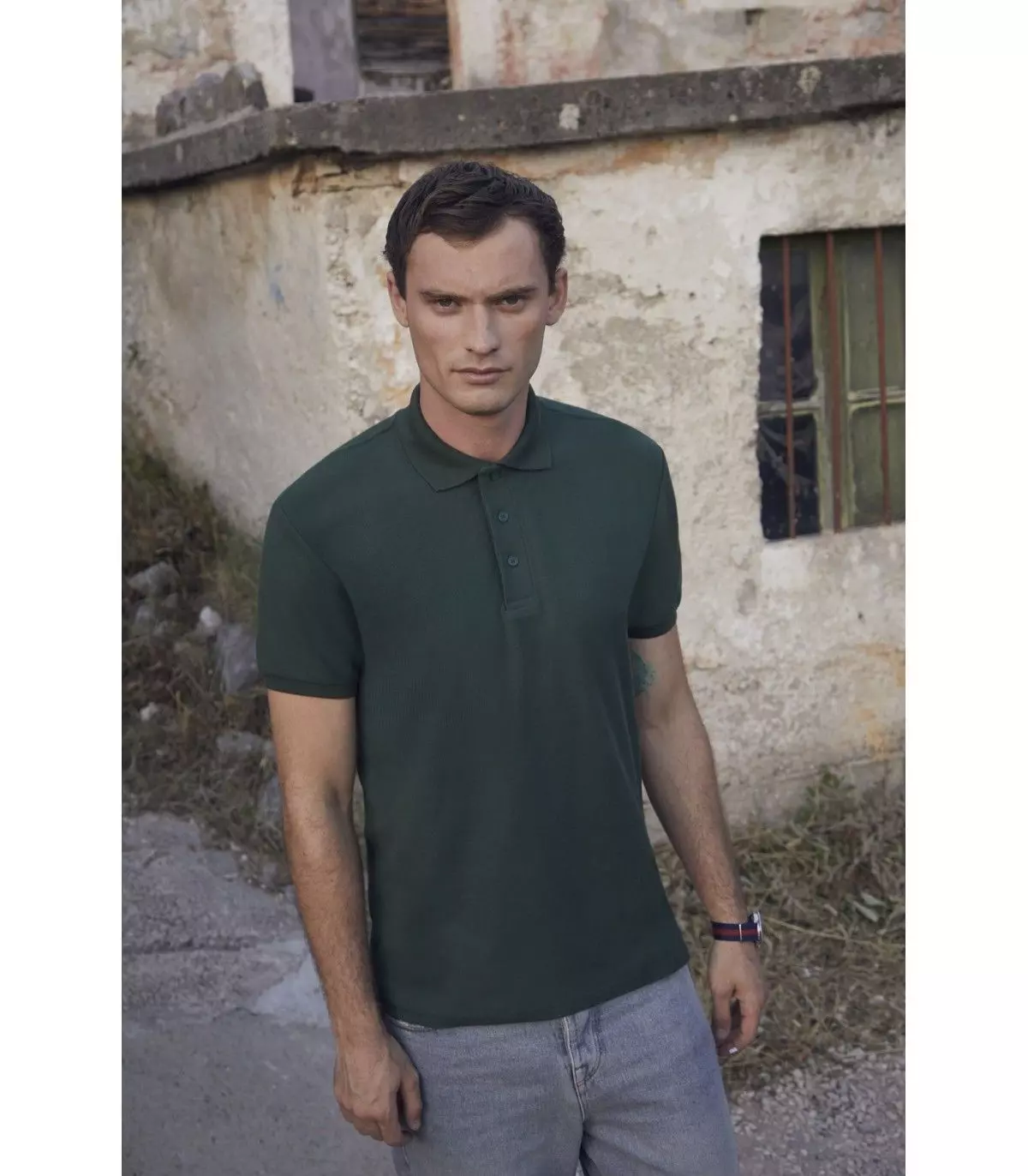 Чоловіче поло 65/35 щільне FRUIT OF THE LOOM