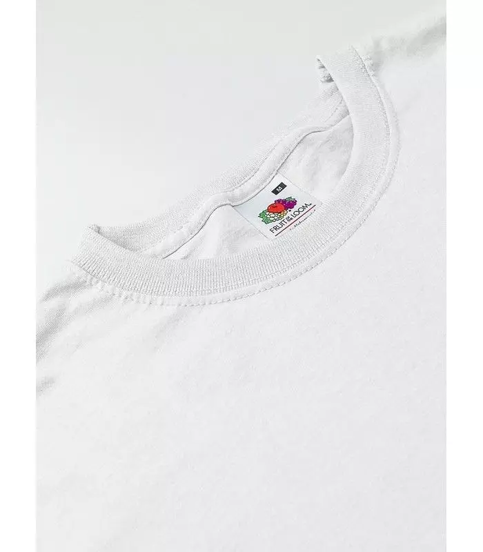 Чоловіча класична футболка FRUIT OF THE LOOM VALUWEIGHT T - 30 Білий S