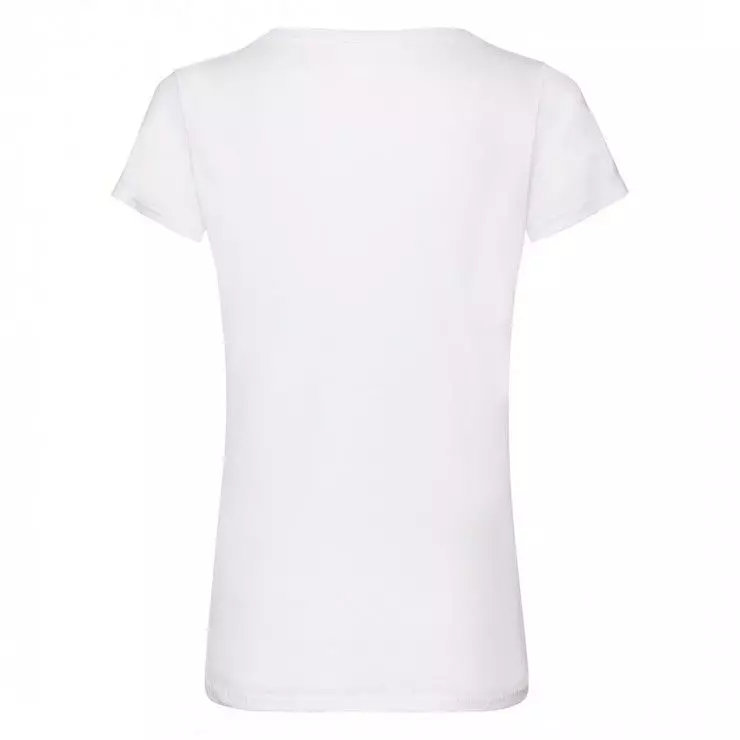 Жіноча футболка з V-подібним вирізом LADY-FIT FRUIT OF THE LOOM - 30 Білий XS