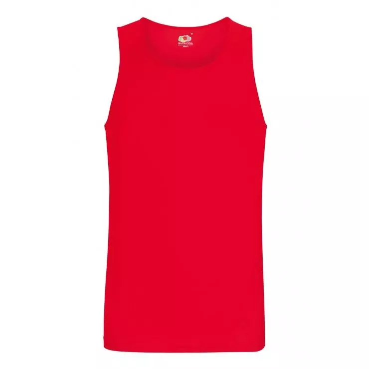 Чоловіча спортивна майка Performance FRUIT OF THE LOOM - 40 Червоний 5XL