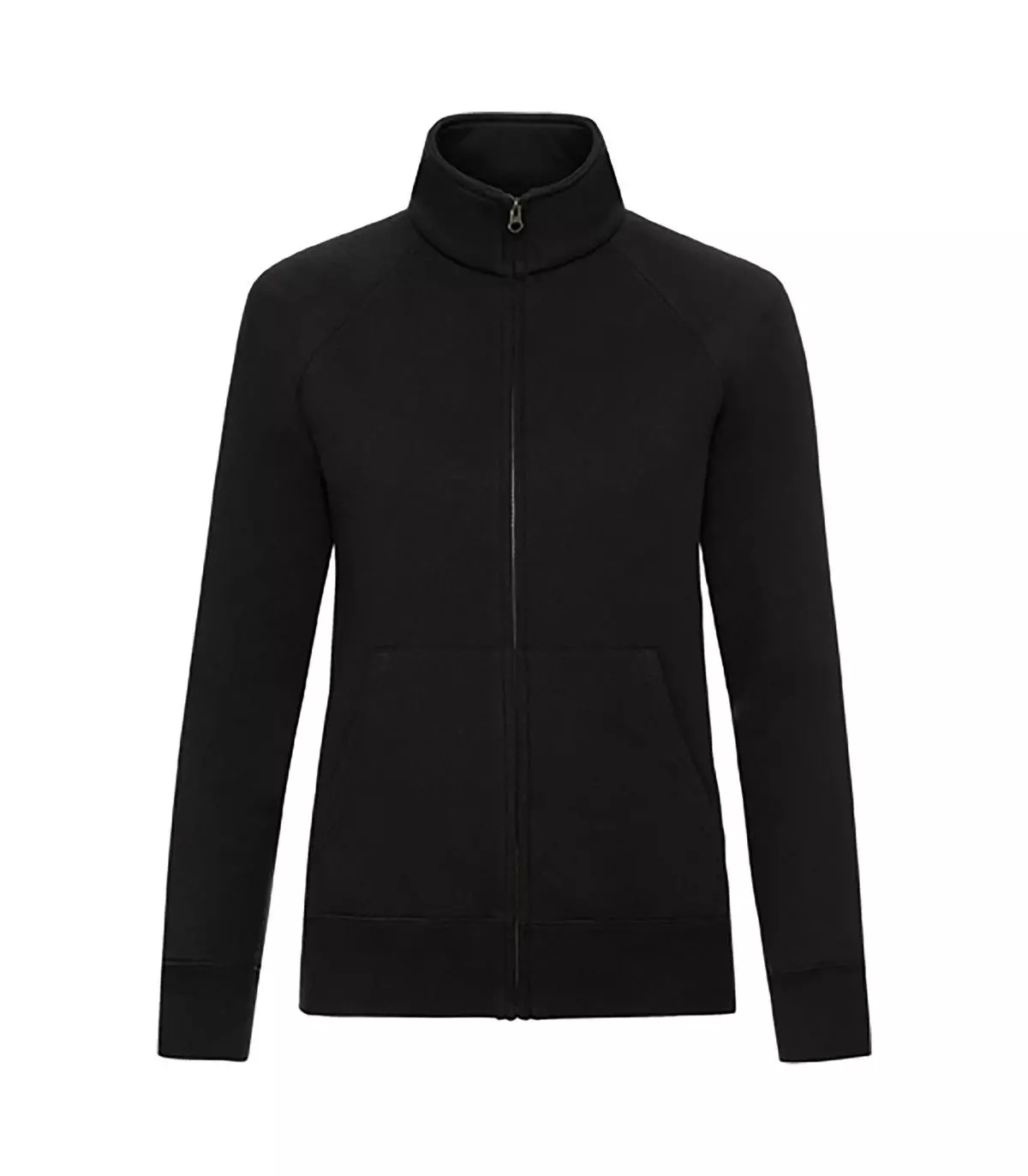 Жіноча кофта на замку  Premium LADY-FIT FRUIT OF THE LOOM - 36 Чорний 2XL Жіноча кофта на замку  Premium LADY-FIT FRUIT OF THE LOOM - 36 Чорний 2XL