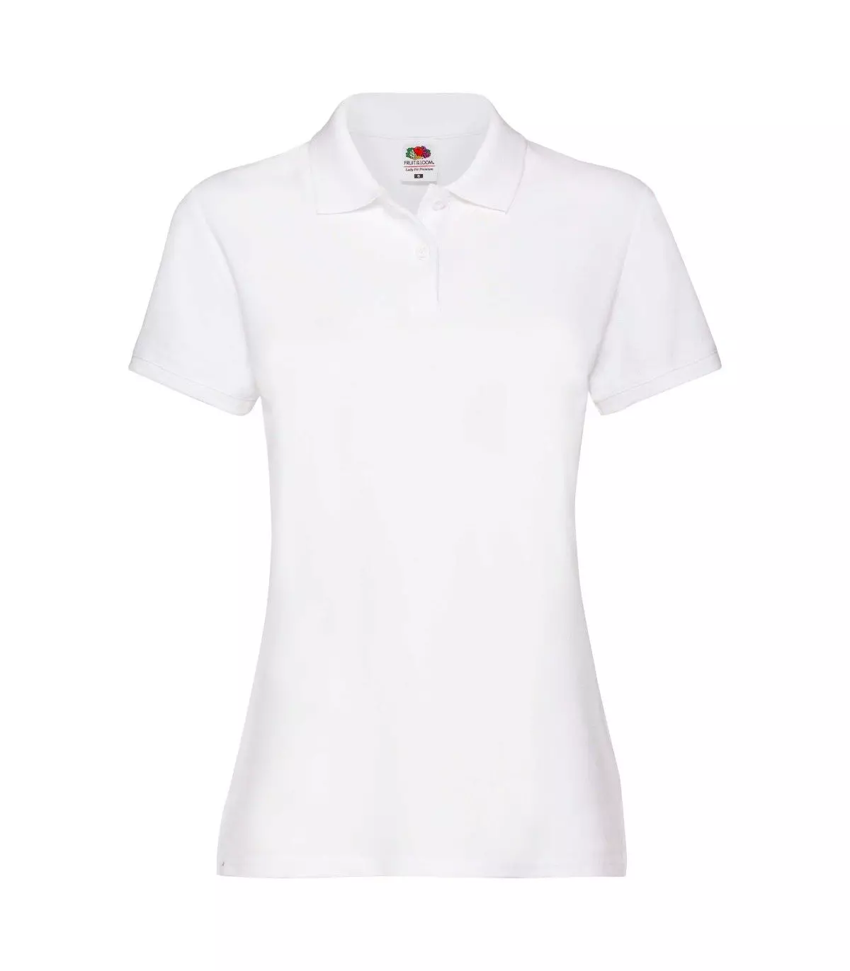 Жіноче поло Premium LADY-FIT FRUIT OF THE LOOM - 30 Білий XS Жіноче поло Premium LADY-FIT FRUIT OF THE LOOM - 30 Білий XS