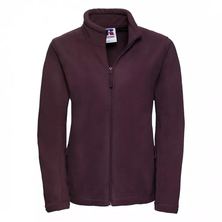 Жіноча флісова кофта на замку Full Zip RUSSELL - Burgundy (Бордовий) S Жіноча флісова кофта на замку Full Zip RUSSELL - Burgundy (Бордовий) S